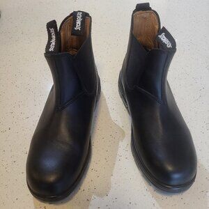 Stomper Leather Chelsea Boot Steel Toe Ankle Work Boots Black Size 7